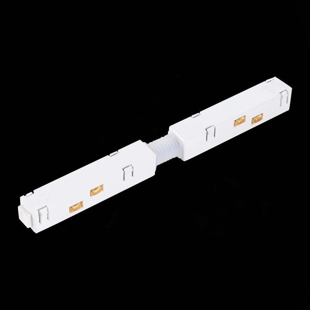 Питание разъема ST Luce ST006.539.00 прямой пластик белый современный стиль электрическое крепление внутреннее декоративное прочное удобная установка проводка.