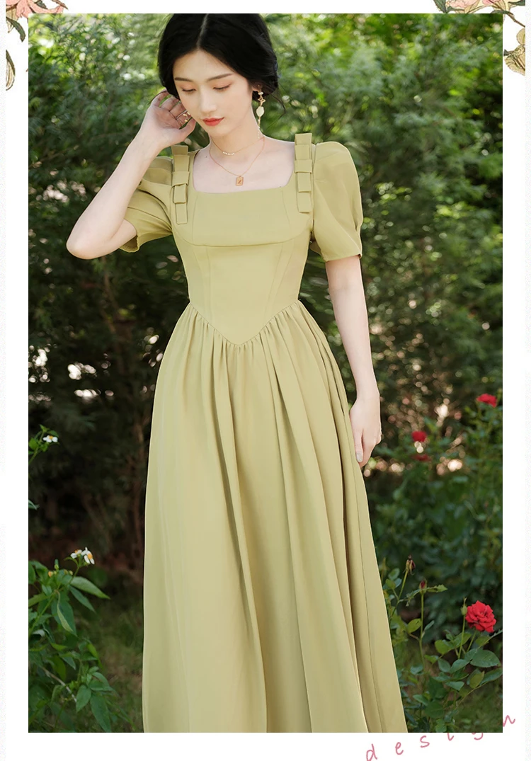 Длинные платья-миди с карманами а-силуэта | Повседневные платья