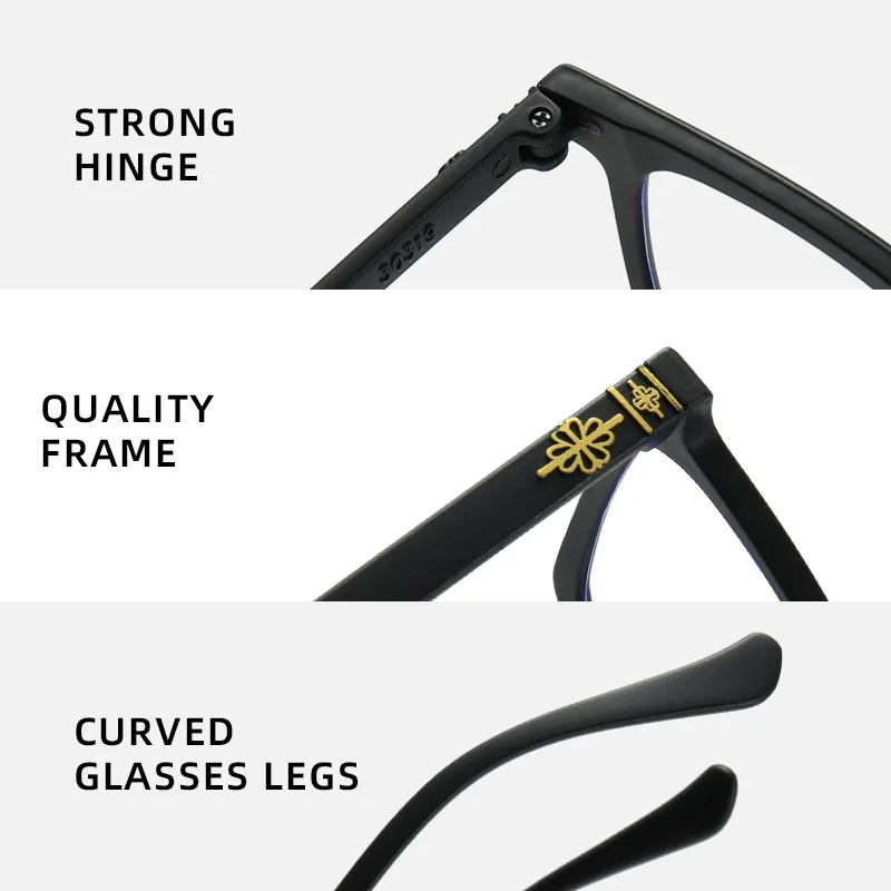 Новые очки для чтения в черной оправе стиле ретро пресбиопии мужские квадратной