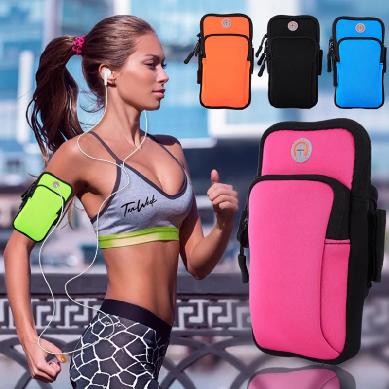 

Sports Running Bracelet Bag Waterproof Mobile Phone Bag Protective Sleeve Suitable for IPhone Samsung Huawei Xiaomi