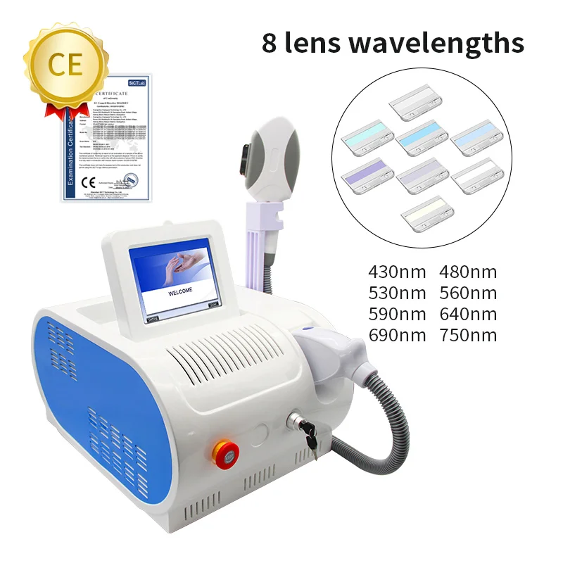 

500,000 Times Best-selling Product IPL OPT Laser Painless Permanent Hair Removal Machine To Shrink Pores And Freckle For Salons