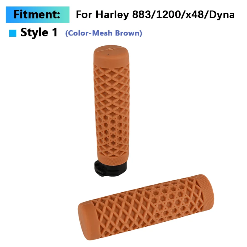 

Ручки на руль для Harley Sportster 883 1200 Softail Slim Fatboy Touring Street Glide 1 "25 мм резиновый руль