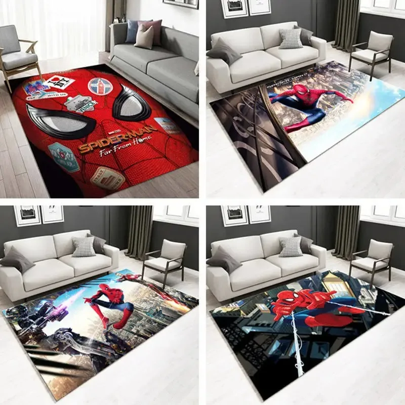 

300x400cm Spiderman Children Welcome Floor Mats Baby Play Mat Print Bathroom Kitchen Carpets Doormats for Living Room Kids Rugs