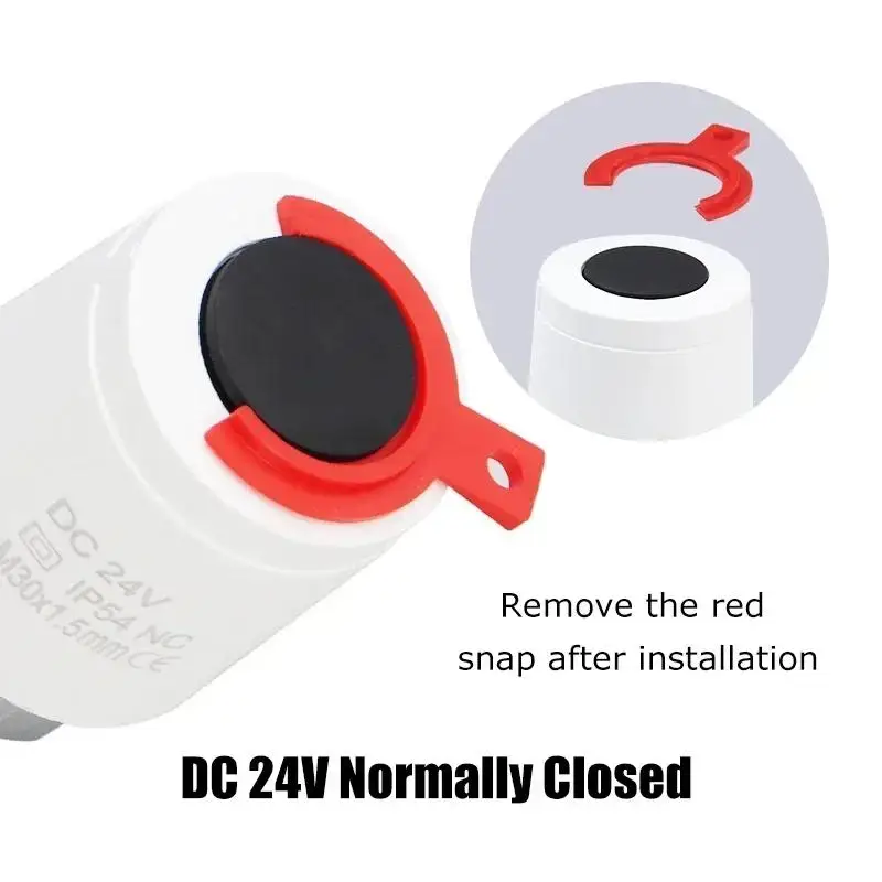 10 шт. 24 В нормально закрытый NC/открытый НЕТ M30*1 5 мм электрический термопривод для
