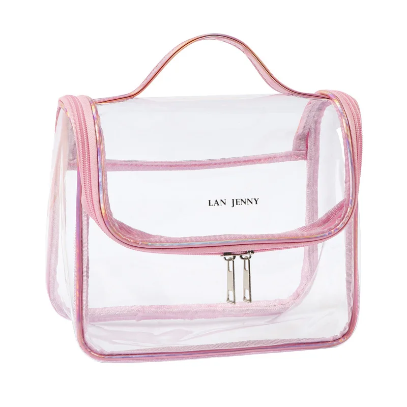 

Cosmetic Bags Clear PVC Zipper Bag Women Beauty MakeUp Organizer Transparent Travel Pouch Toiletry Wash Storage Organizer bag