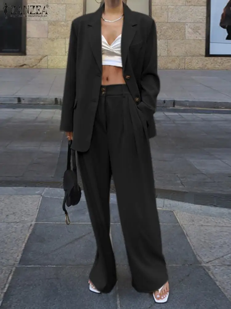 Thin Blazer Slim Trouser Work Suits 