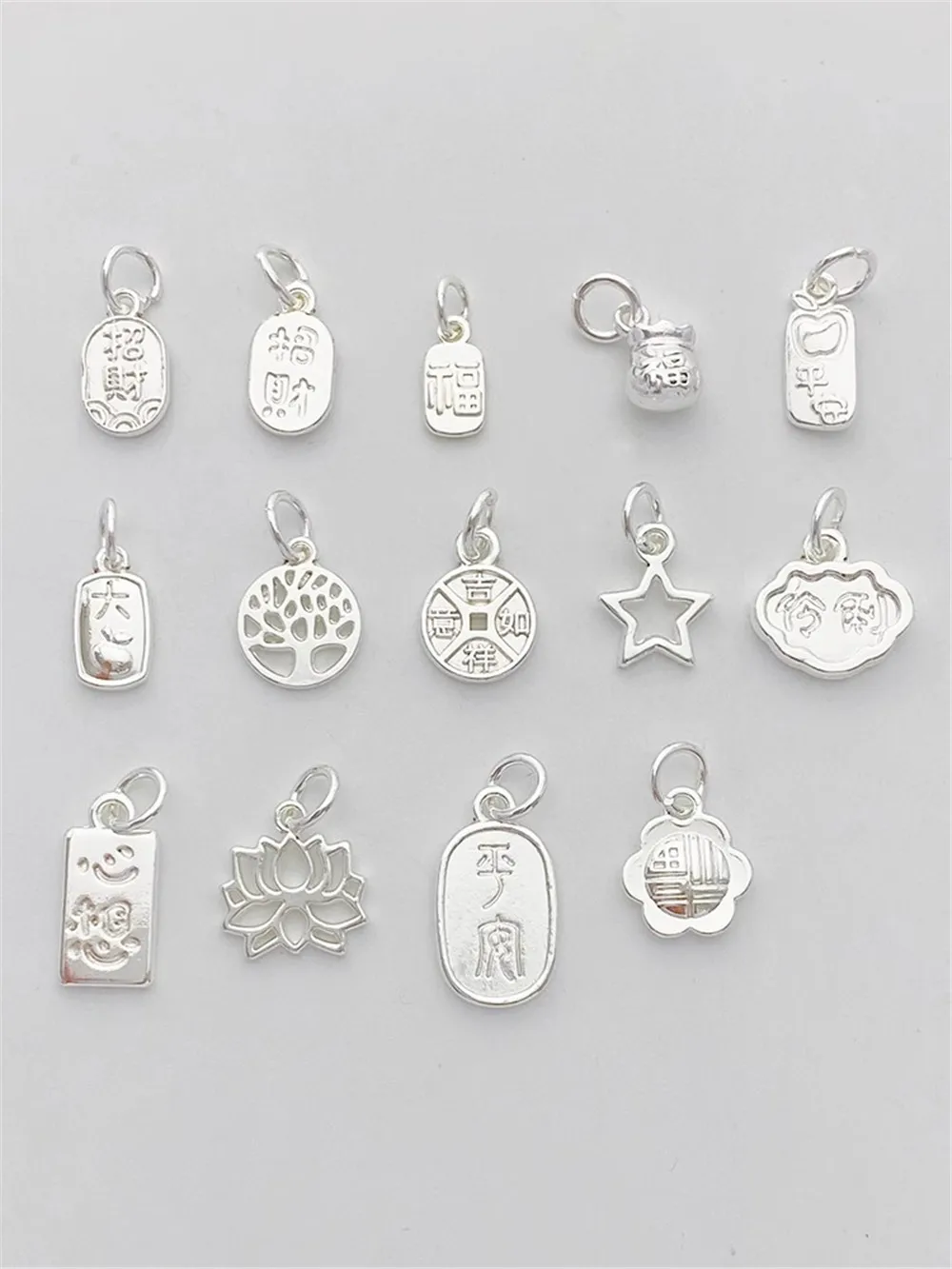 Серебряные мечты сбываются притягивающие богатство Маленькая подвеска ручной