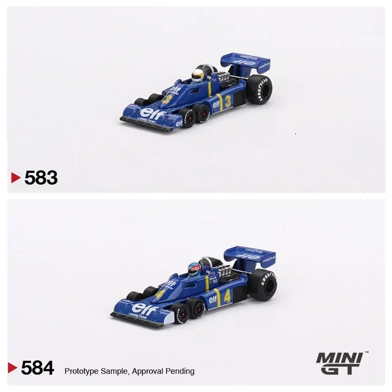 MINI GT 1:64 Tyrrell P34 # Шудюймовый Шекер / 4 Patrick Depailler 1976 литая под давлением модель