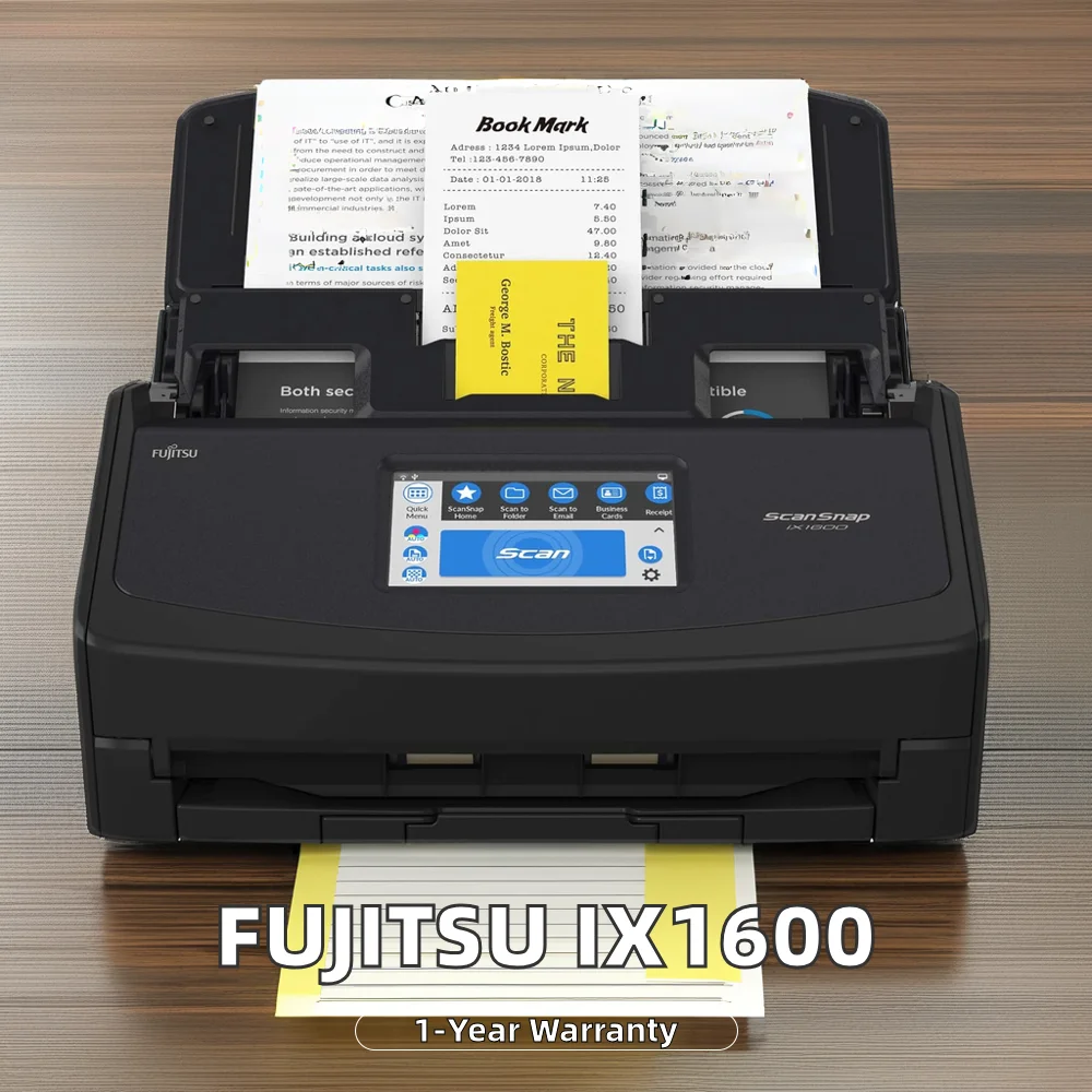 Многофункциональный сканер облачных документов Fujitsu ScanSnap IX1600 Deluxe с беспроводным