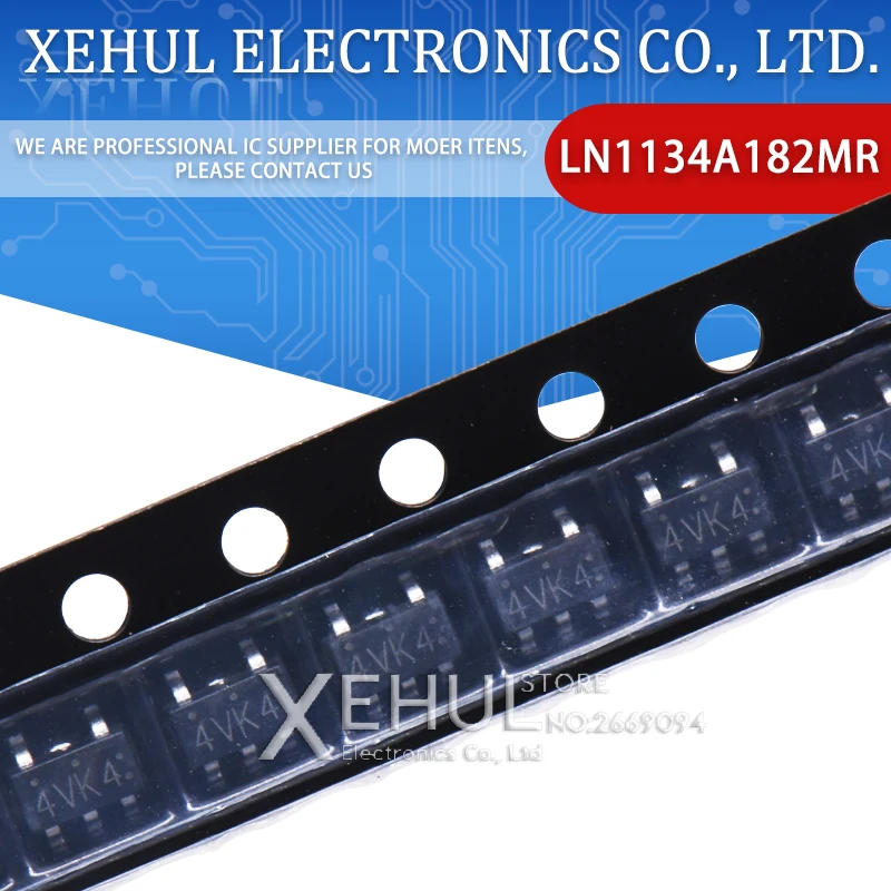 10/20/50/100/500/3000 шт. LN1134A182MR LN1134A182 1134A182 4VK4 SOT23-5 регулятор чипа питания IC 1,8 в
