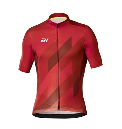 

New 2022 ENCYMO Red Men's Cycling Jersey Summer Short Sleeve Maillot Bicycle Clothes Sportwear Shirt Clothing