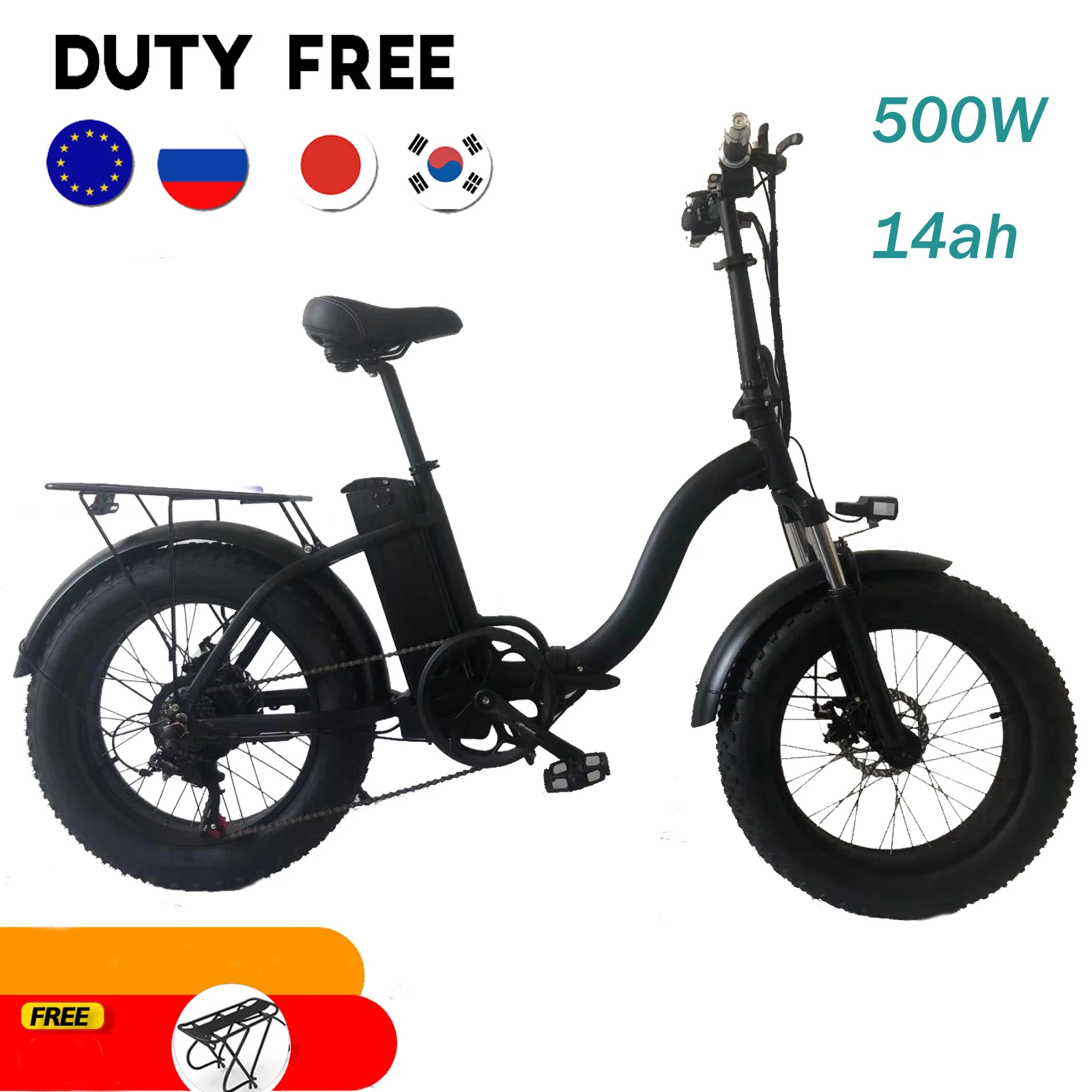 

SMLRO Folding Electric City Bike Road Bicycle 48V 20 Inch Fat Tire 500W 750W 1000W 13Ah Battery Ebike For Women Men Adult E7