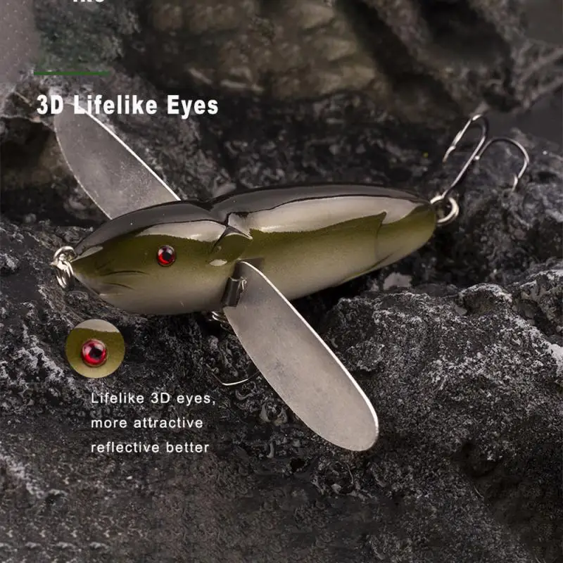 

2023new Bionic Bait 3d Realistic Eyes High-quality Fishing Lures With Hook Fake Bait Lure Bait Zinc-nickel Coating Tractor Bait