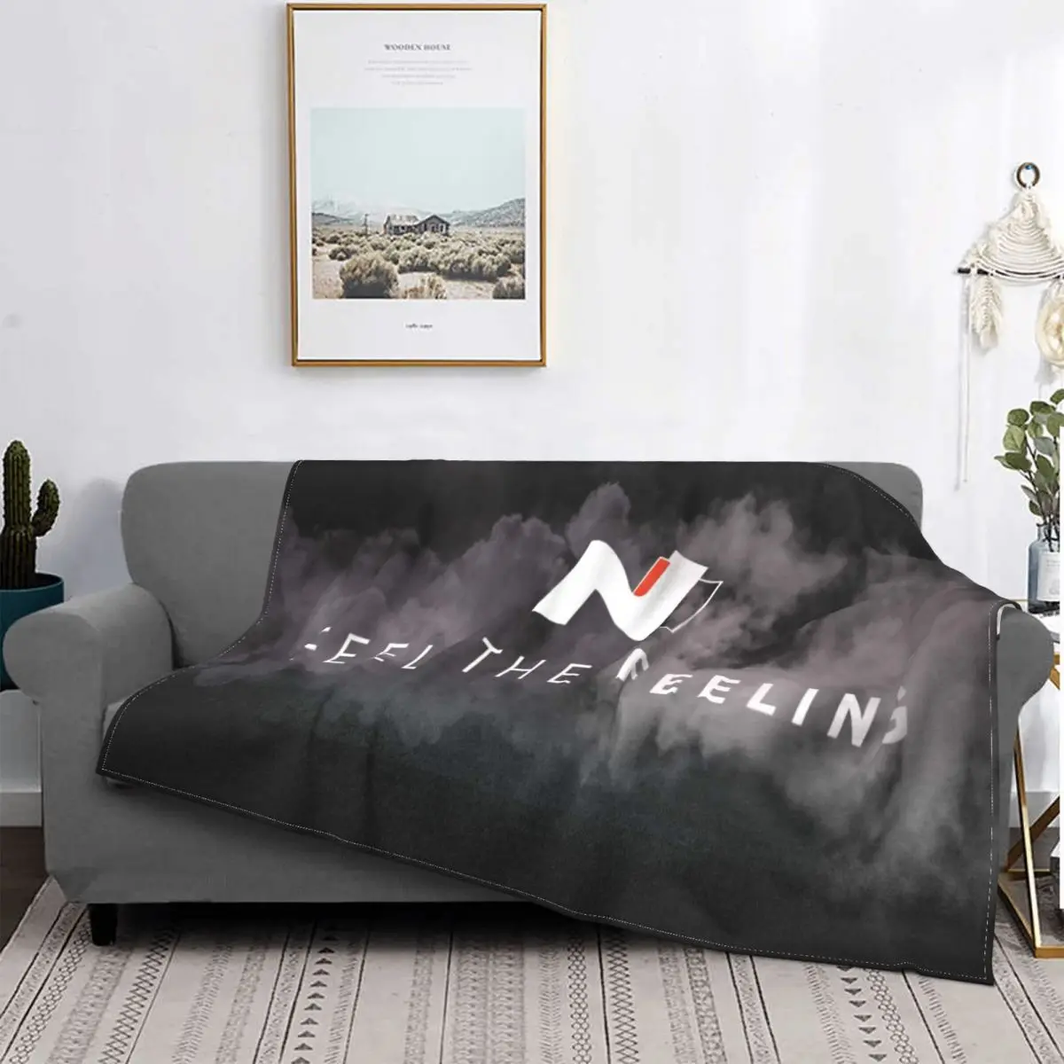

Hyundai N 963-manta a cuadros para cama, cojin de Jardin, manta с принтом для собаки