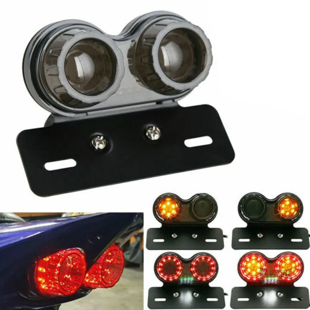 

ABS Plastic Tail Light Brake Light Integrated License Plate Turn Signals