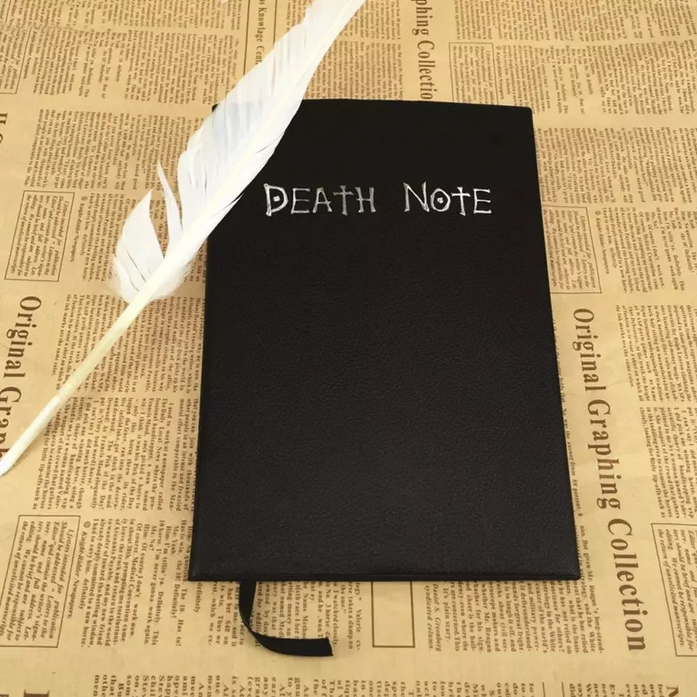 

Death Notebook Death Note Book Theme Cosplay Journal Diary Theme Writing Anime Book Feather Pen New School
