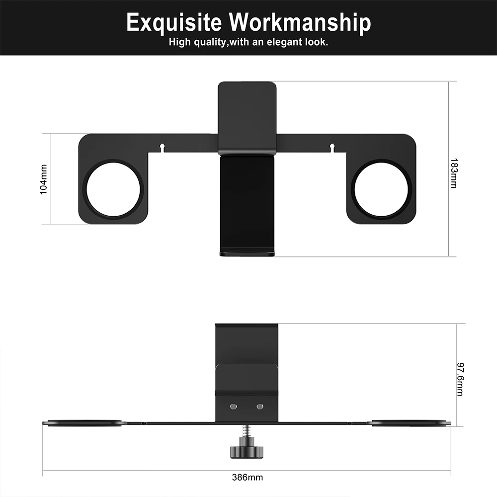 Компактная настольная подставка из алюминиевого сплава для Meta Quest 3/Oculus 2/Meta Pro VR