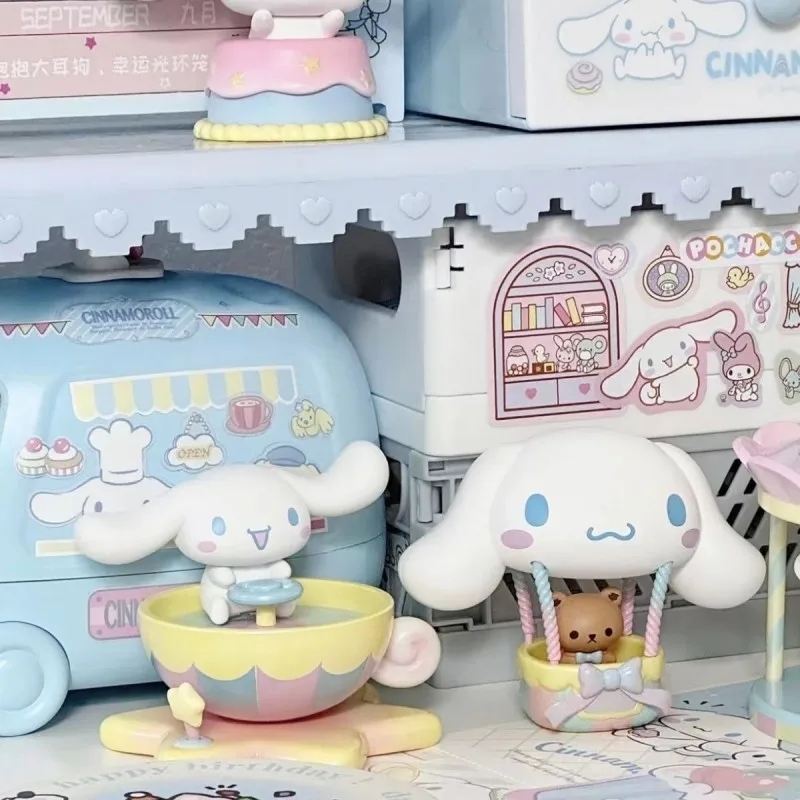 Новинка Sanrio мультфильм Cinnamoroll маленький рай серия фигурки кавайная Аниме