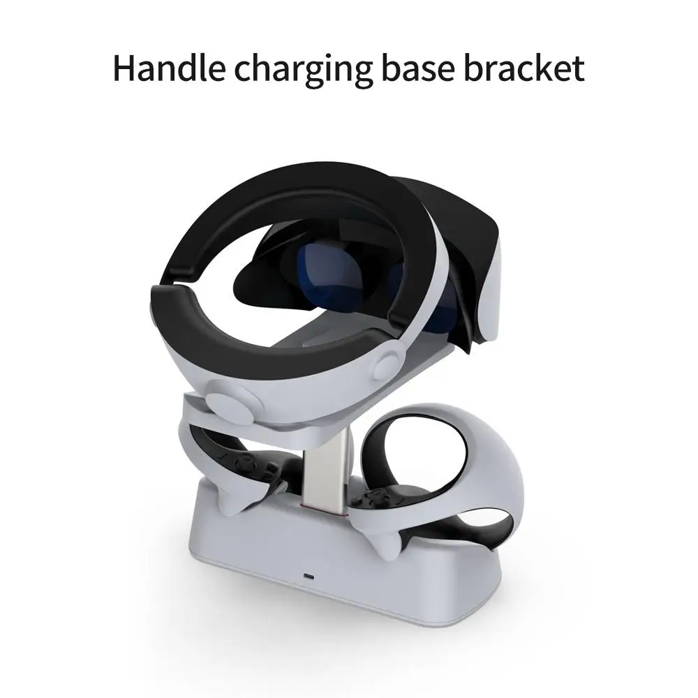 

Storage Stand For Ps5 Vr2 Bracket Charging Dock Collapsible Glasses Holder Handle Charging Base With Display Light