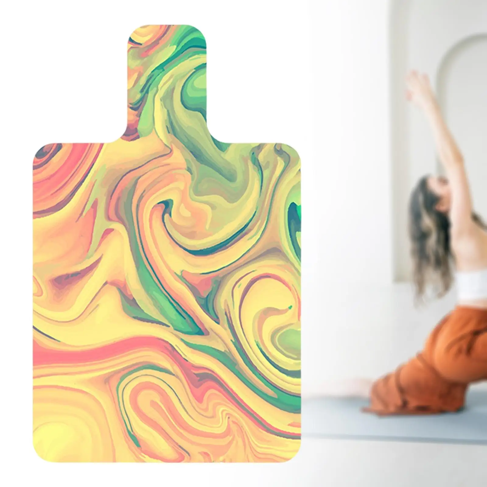 Коврик для тренажерного зала нескользящий коврик тренировок Легкая очистка