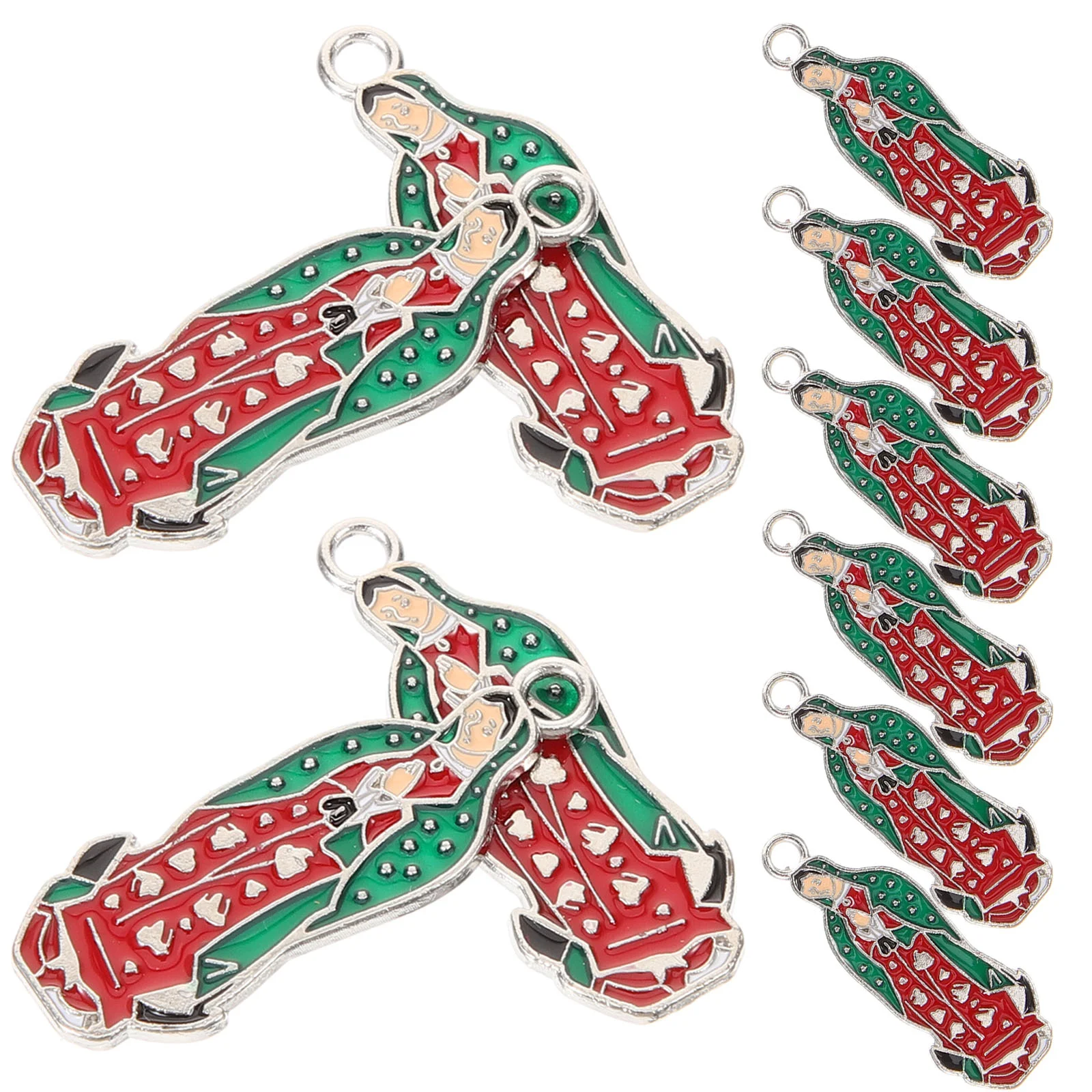 

10 Pcs Charm Our Lady Pendant Keychain Accessories Alloy Virgin Mary Jewelries Charms