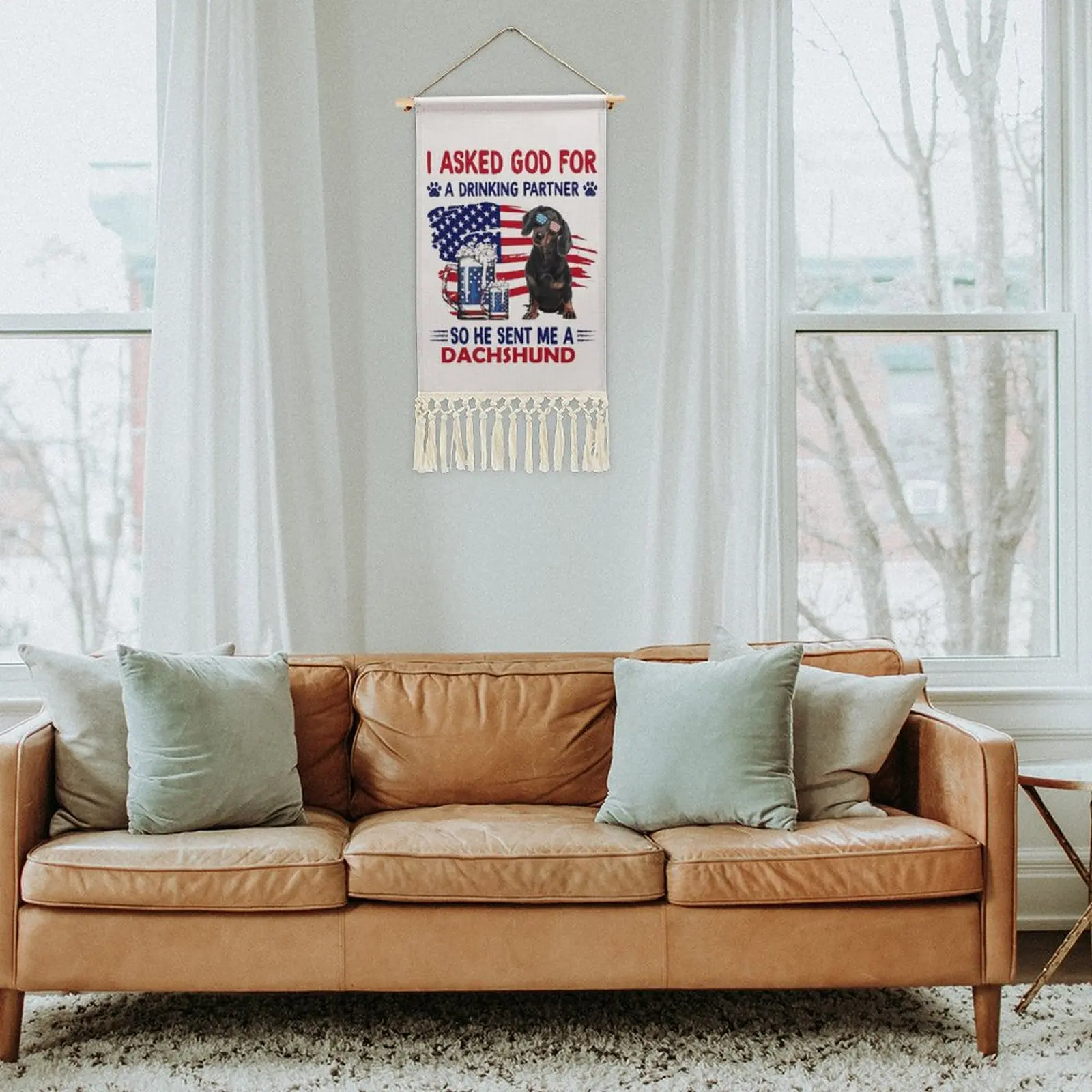 Рисунок 5 - Настенный Гобелен из хлопка и льна