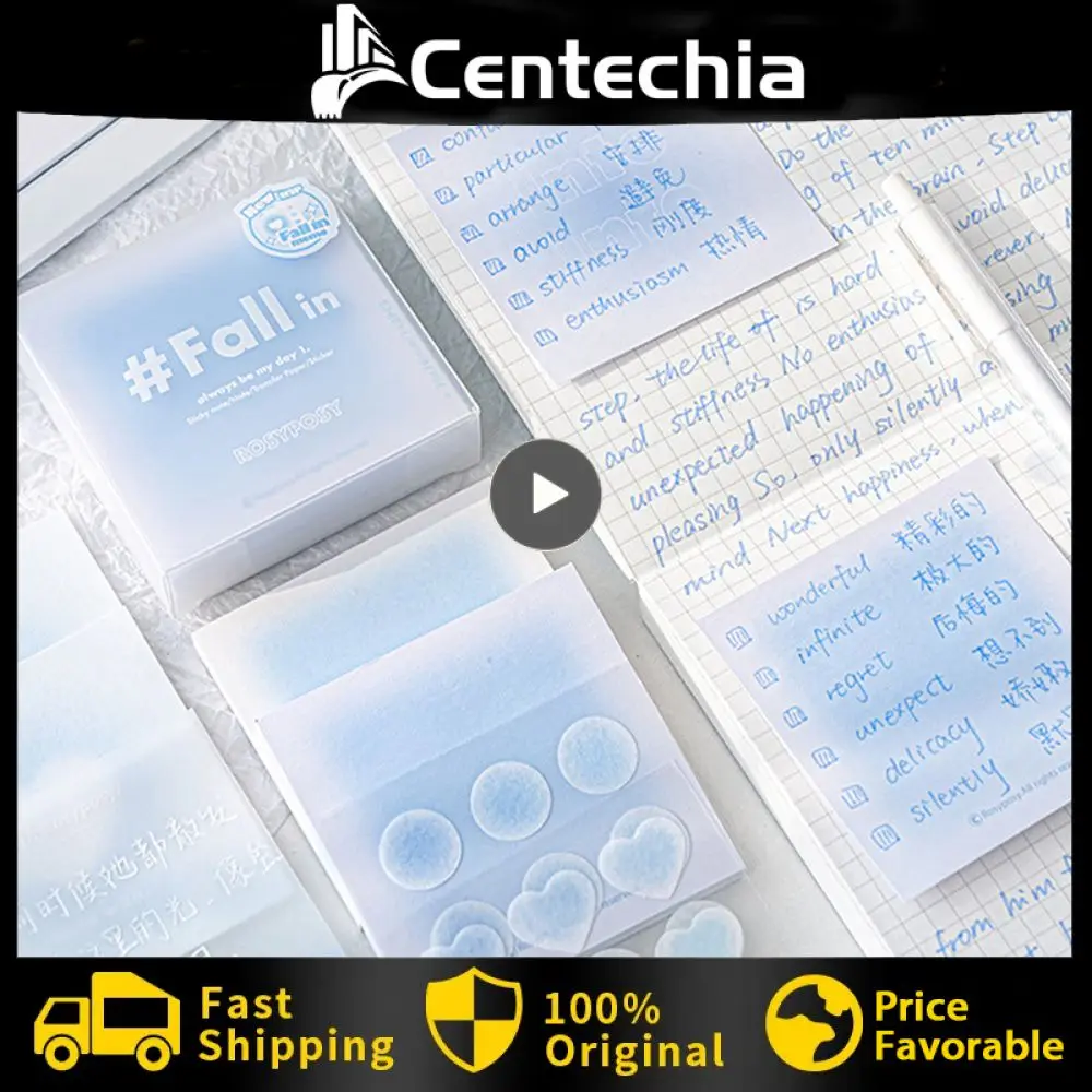 

1-10 шт., 112 листов/коробка, градиентная серная бумага для заметок