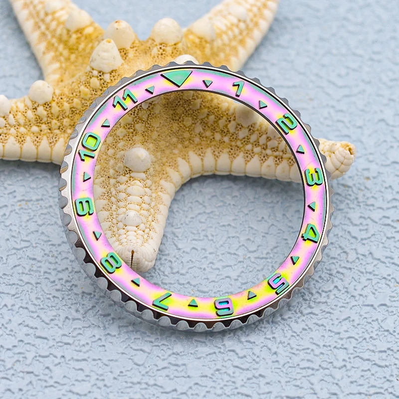 Seiko SKX007 SKX009 SRPD 38mm Copper Bezel Insert Ring Inner Diameter 31.5mm Fits Men Diving Watch Replacement Accessories