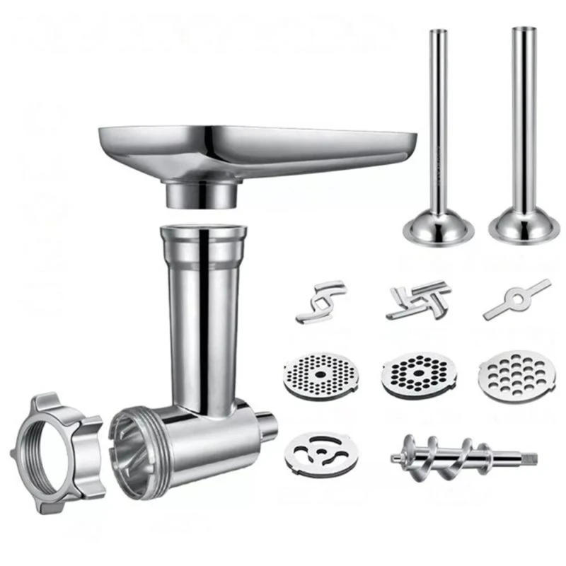 Grinder for KitchenAid Chef Machine Minced  Tool Sausage Filling Tubes