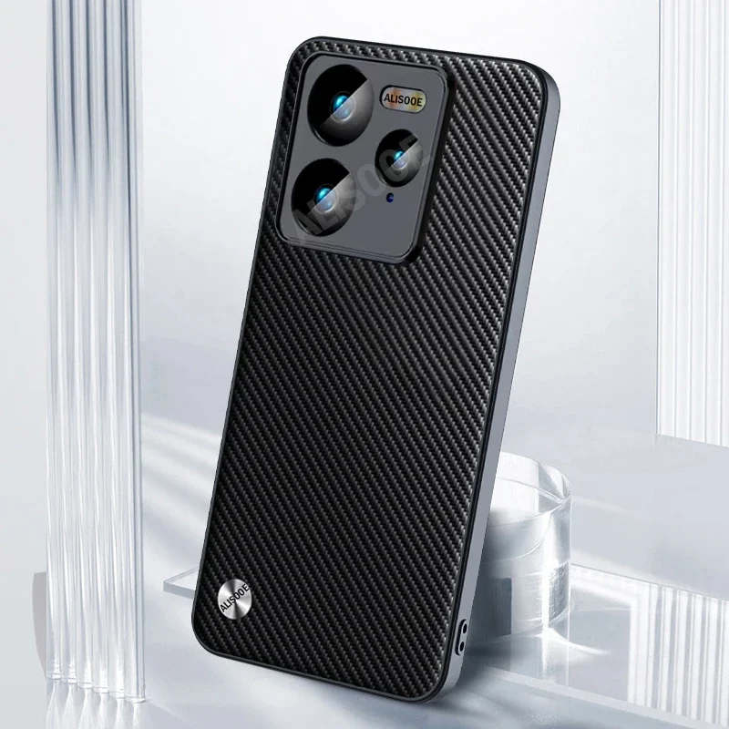 Противоударный чехол для Realme GT 7 Pro роскошный защитный из искусственной кожи с