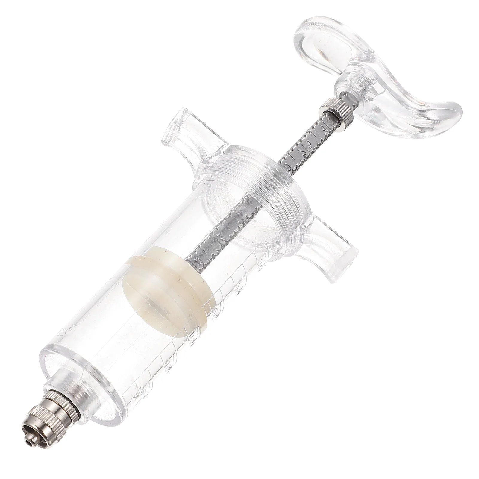 

Syringe Veterinary Feeder Supplies Medical Injection Tube Feeding White Plastic Steel Sheep Tubes