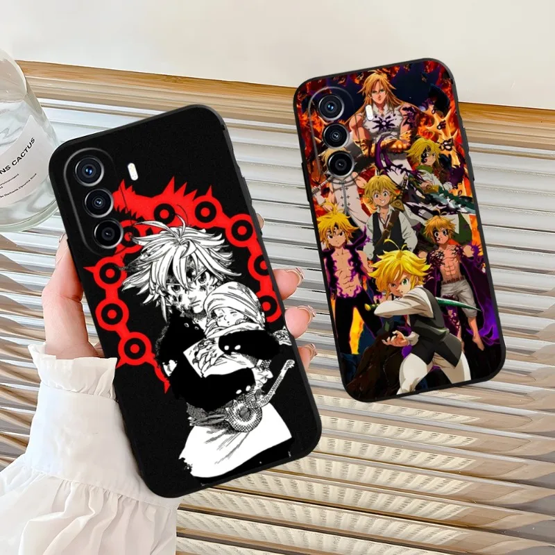 

Meliodas Anime Phone Case For Huawei Y7 Y7A Y9 Y7P Y6 Y6Pro Y5 Y5P Prime 2020 2019 2018 2017 Nova 9S 9RO 9SE Balck Cover