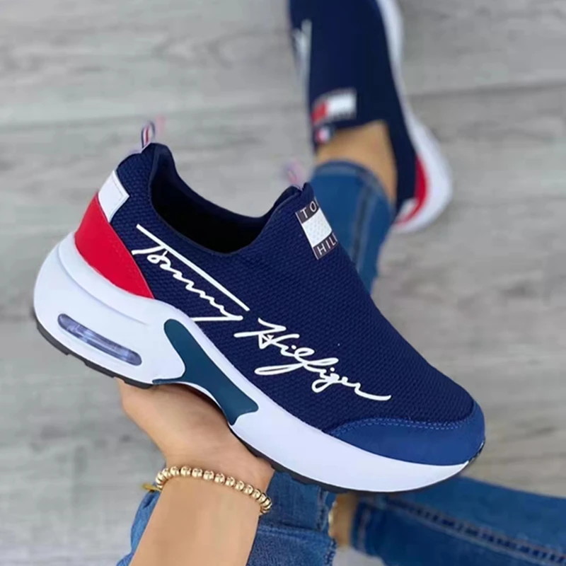 

2022 NEW Women Sandals Platform Solid Color Flats Ladies Shoes Casual Breathable Wedges Ladies Walking Sneakers 35---43