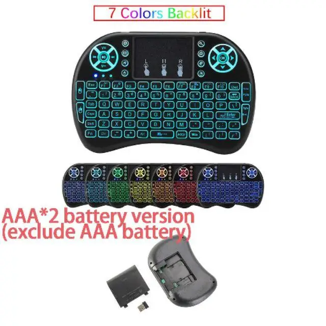 

Kits Keyboard Mouse Smart Touchpad +5db Max 2.4Ghz 90g Accessories Black