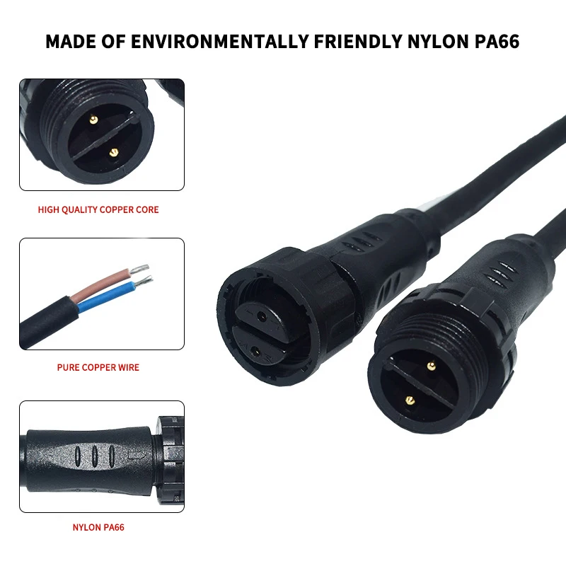 Водонепроницаемый соединитель IP68 с задним проводом светодиодный уличный фонарь