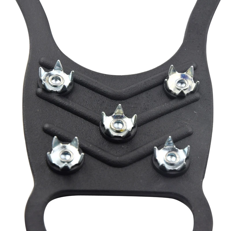 1Pair 8 Studs Crampons For Snow And Ice Outdoor Climbing Shoe Spikes Anti-slip Covers For Shoes Men's Crampon Climbing Grips New images - 2