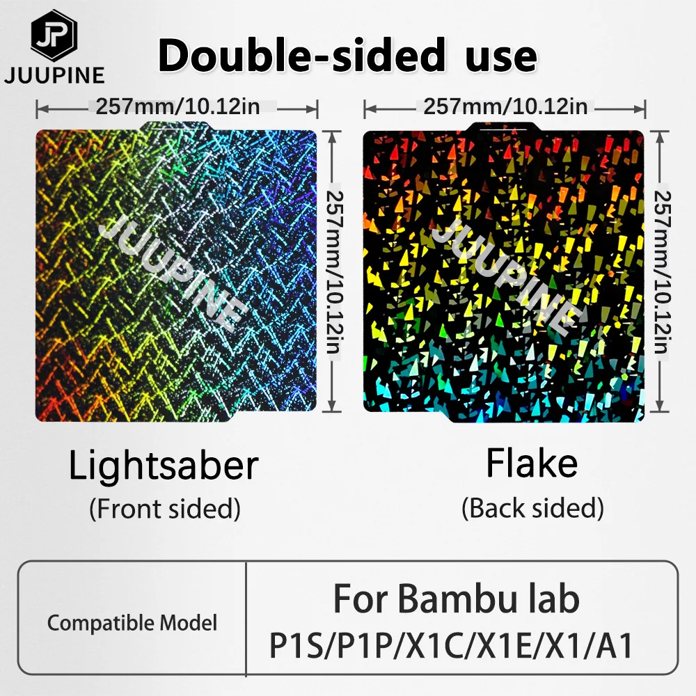 Для Bambu Lab PEI Строительная пластина Pey H3H H5H сборная P1S X1C текстурированная
