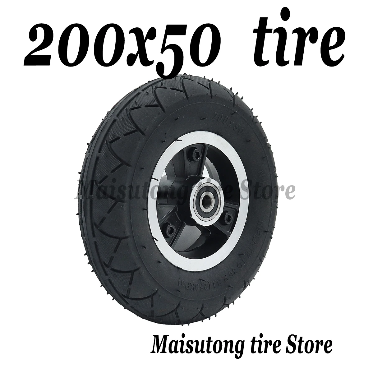 

Шина 200x50 надутая заполненная цельная шина для мини-скутера переднее колесо Взрывозащищенная бескамерная шина запасные аксессуары