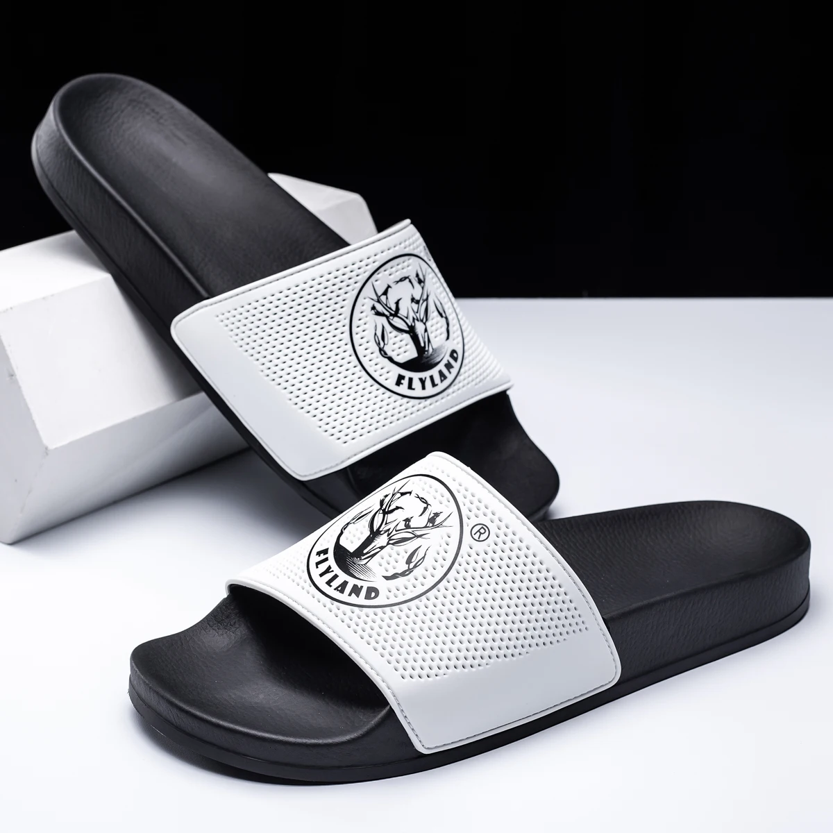 Мужские Домашние Тапочки Больших Размеров Мягкие Удобные Банные Сандалии На