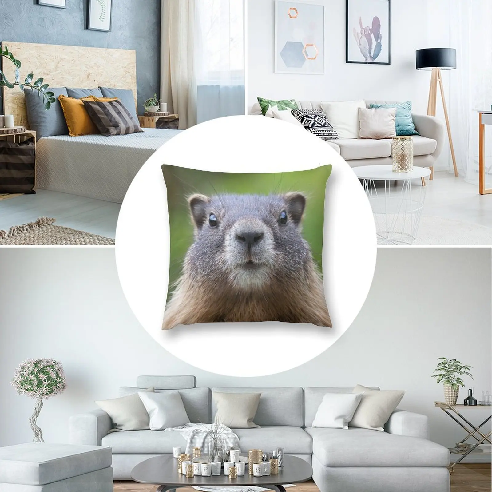 Мраморная декоративная подушка Рождественские декоративные подушки Наволочки