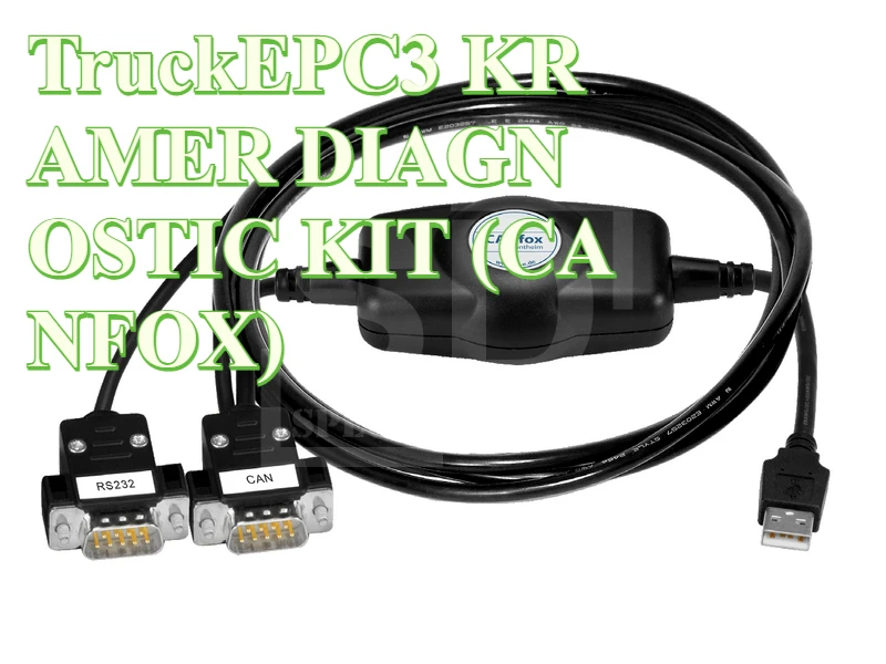 Фото ДИАГНОСТНЫЙ КОМПЛЕКТ TruckEPC3 KRAMER (CANFOX) №1