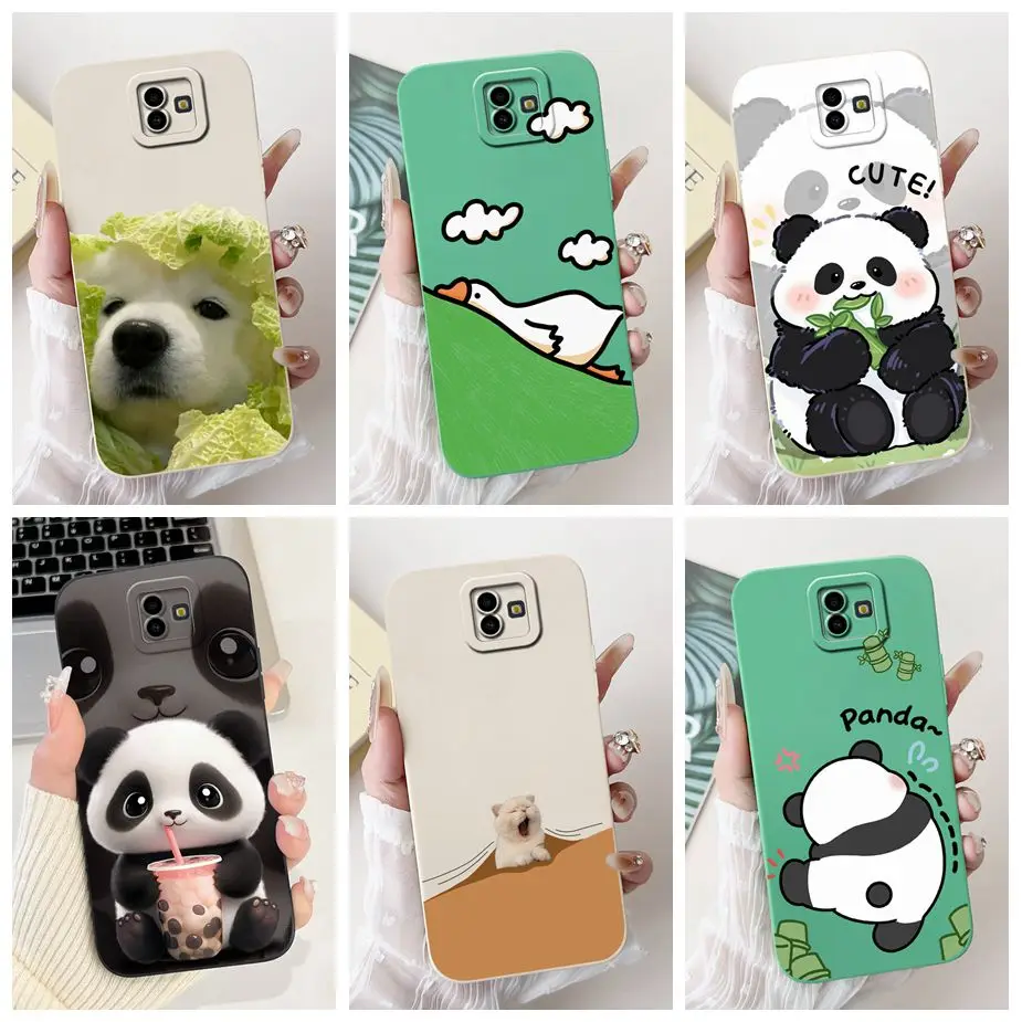 Чехол для Samsung Galaxy J6 Plus SM-J610F милый забавный мультяшный чехол мягкий из ТПУ