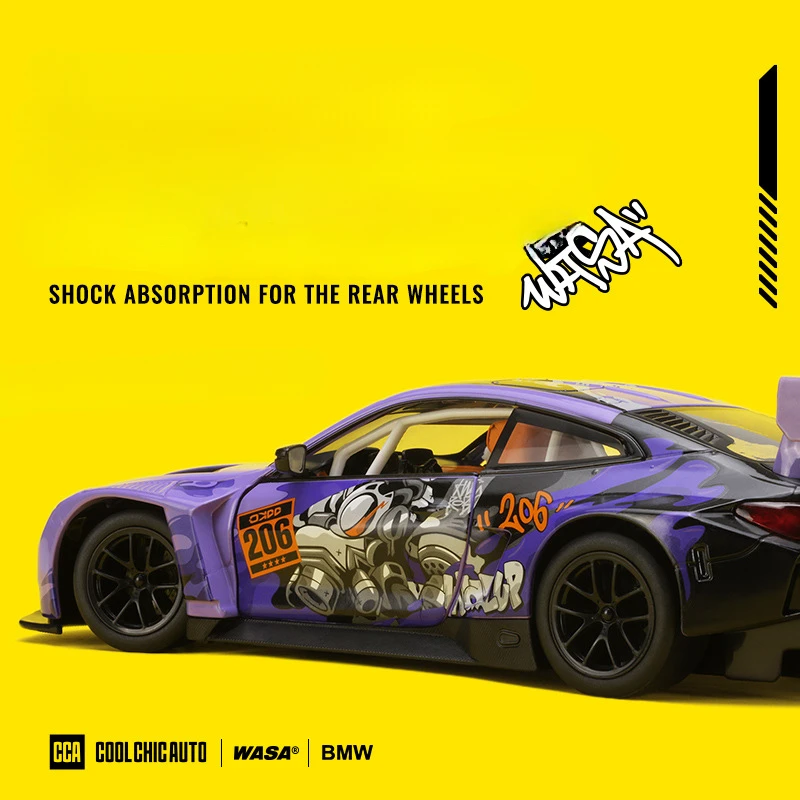 CCA моделирование 1:24 BMW M4-GT3 модель суперкара литой под давлением сплав игрушечный