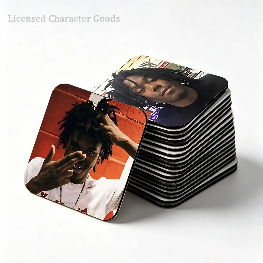 Фото Магниты на холодильник Rapper L-Lucki: квадратные плитки с магнитными листами, напечатанные для декора, коллекционные, 55 мм №3