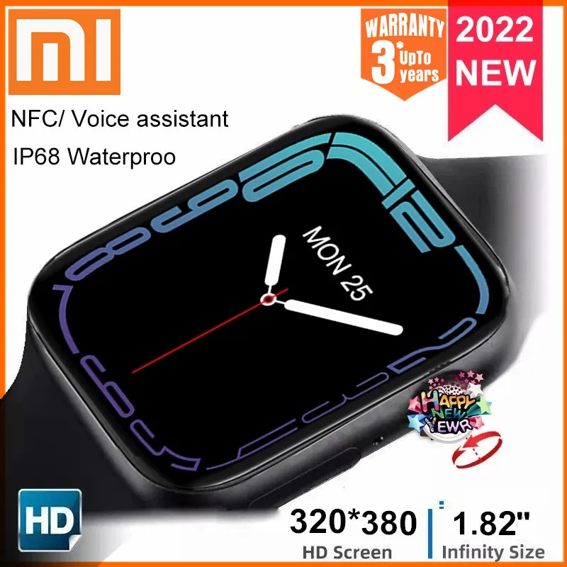 Смарт-часы Xiaomi женские с голосовым помощником IP68 NFC | Мобильные телефоны и