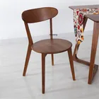 Скандинавский обеденный стул, кухонная мебель, простой стул со спинкой, обеденные стулья из массива дерева, мебель для дома, обеденные стулья, кухонный стул
