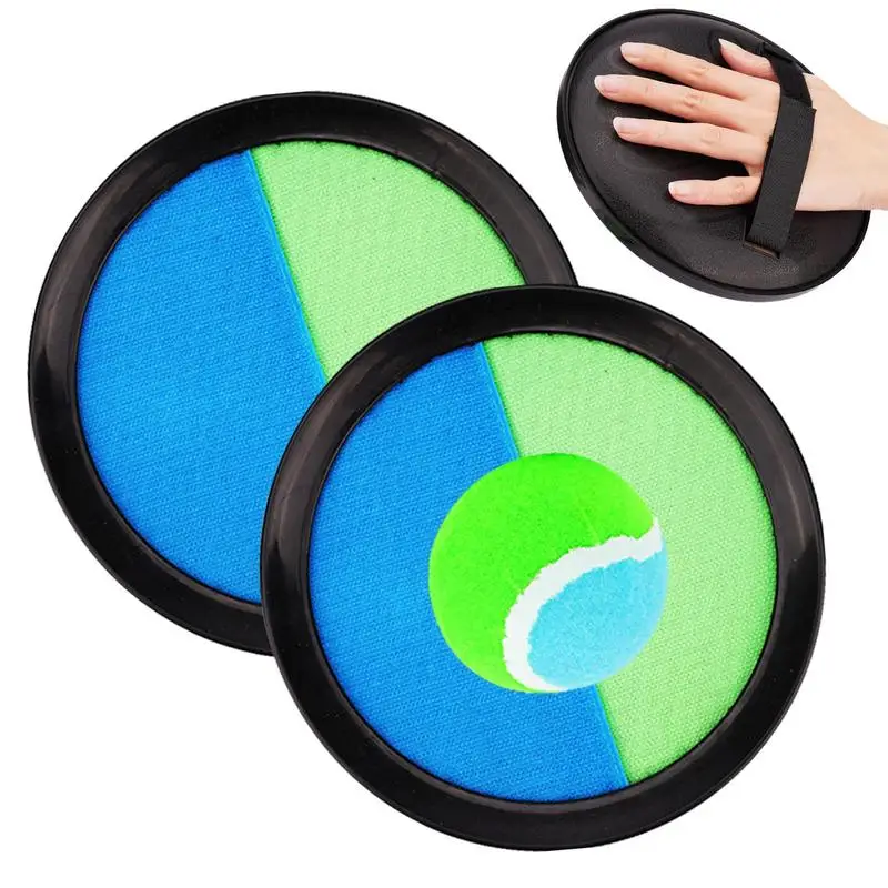 

Toss And Catch Ball Set Funny Ball Sports Games With 2 Paddles 1 Ball Interactive Outdoor Games For Beach Yard Games Gift