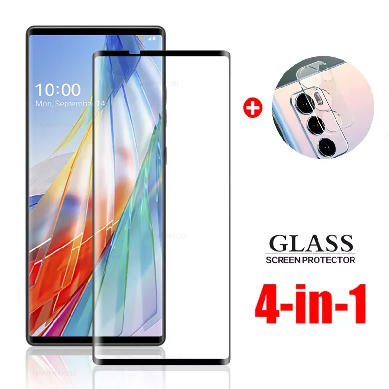 

Wing 5G LM-F100N 6.8" 3D Full Cover Slim Tempered Glass For LG Wing lgwing Camera Lens Screen Protector Glass