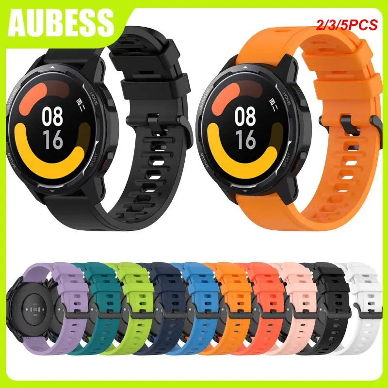 

2/3/5PCS 22mm Silicone Strap Soft Mart Watch Wristband Watch Band For Watch S1 Active Watchband Replacement Strap