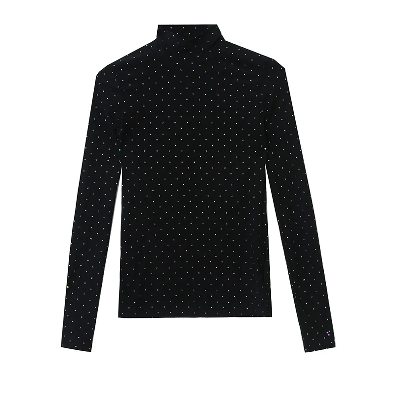 Новое поступление 2025 комплект с бриллиантами женский осенне-зимний пуловер S-4XL